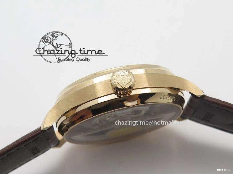 MIROTIME 0423 Portuguese Real PR IW500127 RG ZF 1:1 Best Edition Grey Red Dial On Brown Leather Strap A52010 V AllSeason 7331